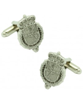Silver Royal House Felipe VI Cufflinks