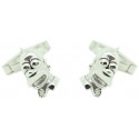 PREMIUM Sterling Silver Homer Simpson Cufflinks