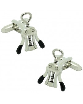 Winged Corkscrew Cufflinks