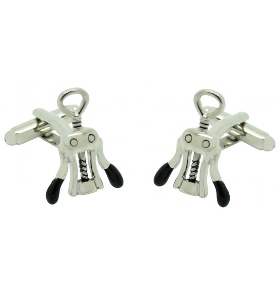 Winged Corkscrew Cufflinks