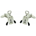 Winged Corkscrew Cufflinks