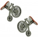 Gemelos para camisa Bicicleta Victoriana y Sillín
