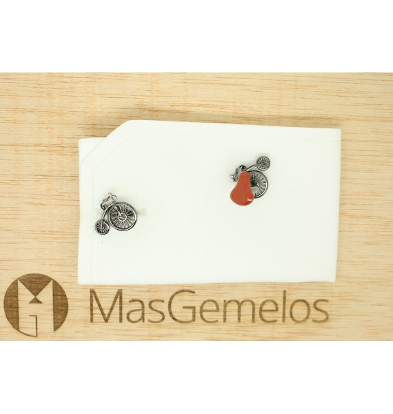 Victorian Bike and Bike Saddle Cufflinks 