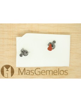 Victorian Bike and Bike Saddle Cufflinks 