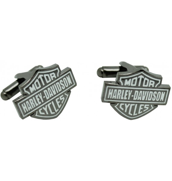 Black Harley Davidson Logo Cufflinks 