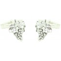 PREMIUM Sterling Silver Grape Cluster Cufflinks