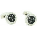 Round Triathlon Cufflinks 
