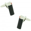 Gemelos para camisa Mechero Negro