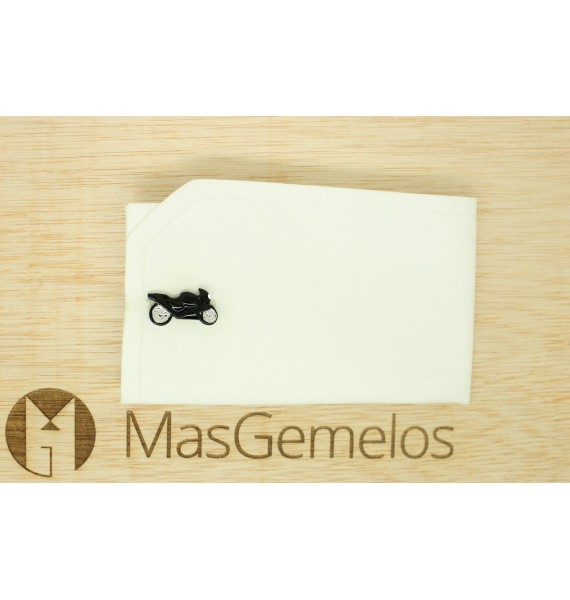 Gemelos para camisa Moto GP Negra