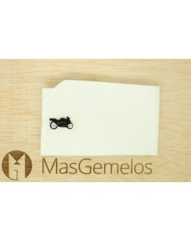 Gemelos para camisa Moto GP Negra