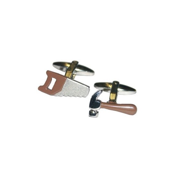 Hammer and Saw Cufflinks 