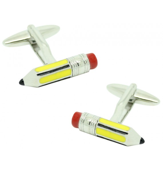 Pencil with Rubber Cufflinks