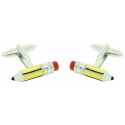 Pencil with Rubber Cufflinks