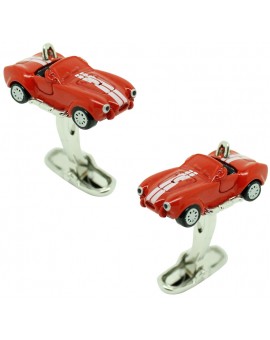 Red Shelby Cobra Cufflinks 