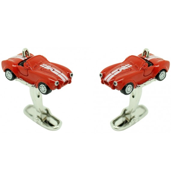 Red Shelby Cobra Cufflinks 