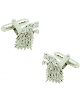 Gemelos Juego de Tronos Casa Stark Acero 3D