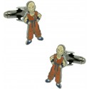 Krillin Cufflinks 
