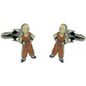 comprar gemelos dragon ball krilin para camisa