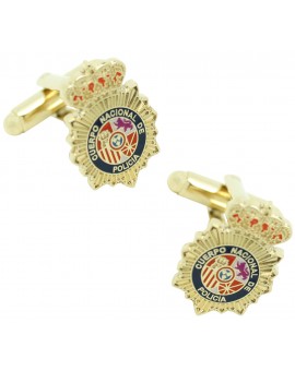 Spanish National Police Badge Cufflinks 