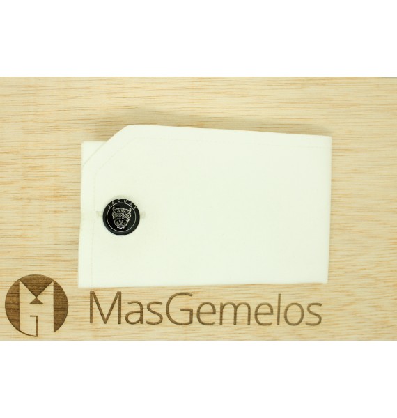 Black Jaguar Logo Grille Cufflinks 