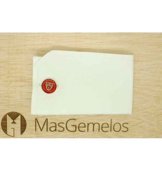 comprar gemelos jaguar logotipo rojo