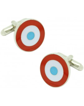 French Military Aircraft Insignia Cufflinks 