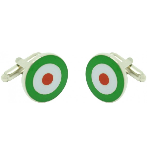 Gemelos para camisa Escarapela Roja, Blanca y Verde