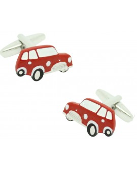 Red Mini Cooper Cufflinks 