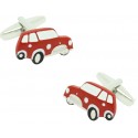 Red Mini Cooper Cufflinks 