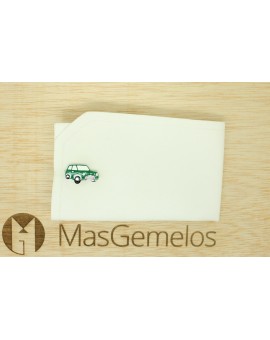 gemelos a medida mini verde para camisa