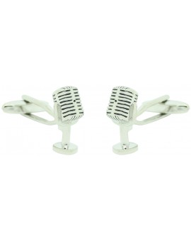 Radio Announcer Microphone Cufflinks  2