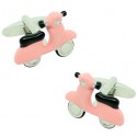 Gemelos para camisa Scooter Rosa