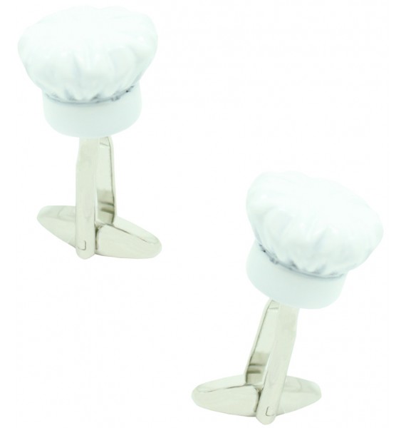 3D Chef Hat Cufflinks 