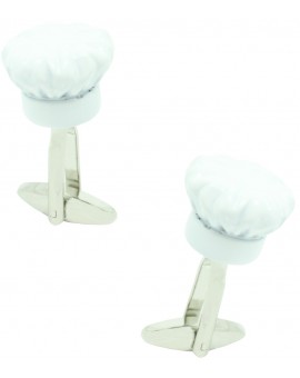 3D Chef Hat Cufflinks 