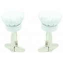 3D Chef Hat Cufflinks 