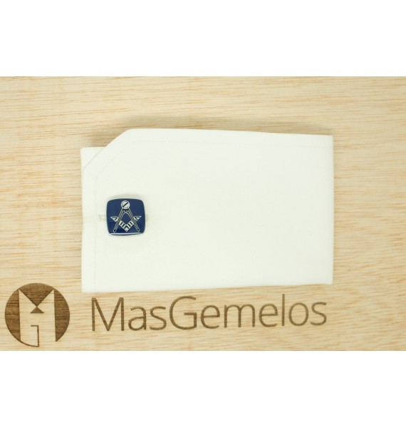 regalar escudo masoneria azul para camisa