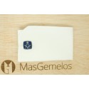 Navy Square Masonry Symbol Cufflinks