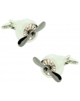 Gemelos Hélice de Avioneta Clásica