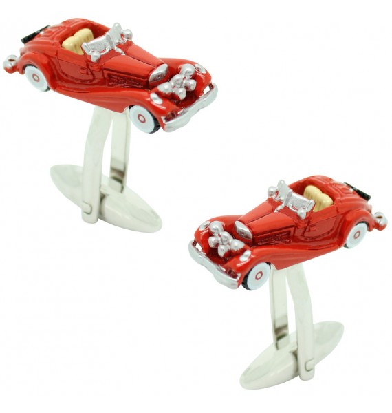 Red Triumph TR2 Cufflinks 