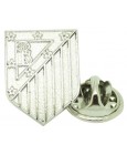 Silver Plated Atletico Madrid Pin