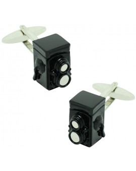 3D Vintage Camera Cufflinks 