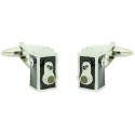Black Vintage Camera Cufflinks 