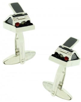 Black Polaroid Camera Cufflinks 