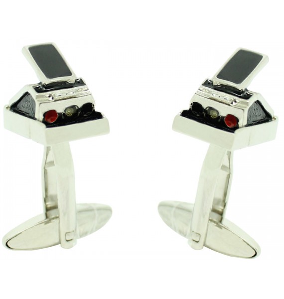 Black Polaroid Camera Cufflinks 