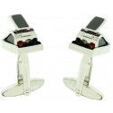 Black Polaroid Camera Cufflinks 