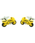 comprar gemelos personalizados moto gp amarilla para camisa