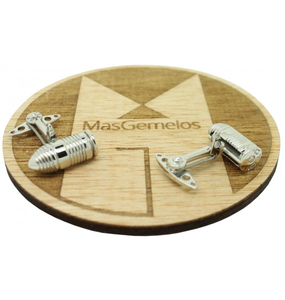 Gemelos para camisa de lujo Bala GTO London Silver