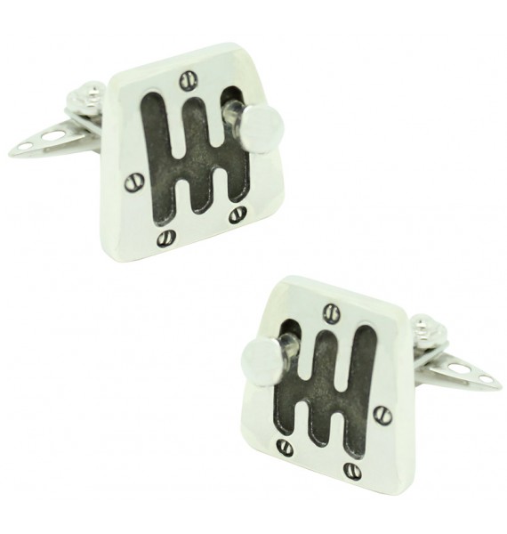 GTO London Silver Cambio 60s Cufflinks