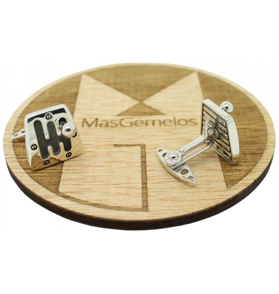 GTO London Silver Cambio 60s Cufflinks
