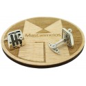 GTO London Silver Cambio 60s Cufflinks